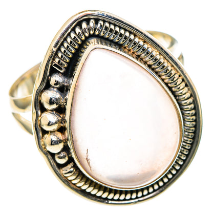 Rose Quartz Rings handcrafted by Ana Silver Co - RING98394