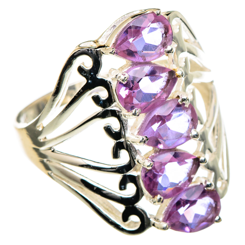 Color Change Alexandrite (lab.) Rings handcrafted by Ana Silver Co - RING98398