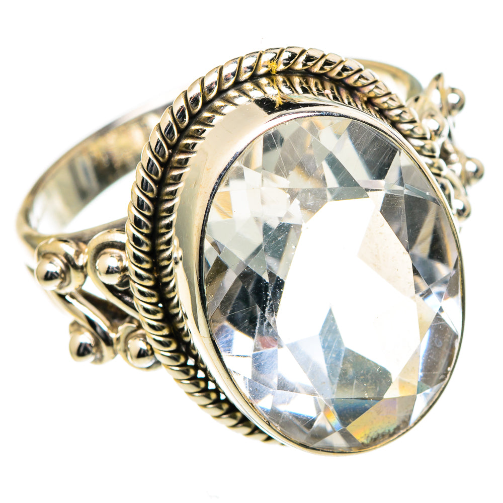 White Quartz Rings handcrafted by Ana Silver Co - RING98410