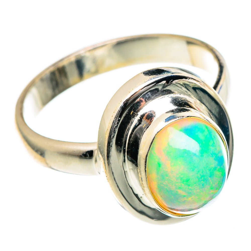 Ethiopian Opal Rings handcrafted by Ana Silver Co - RING98415