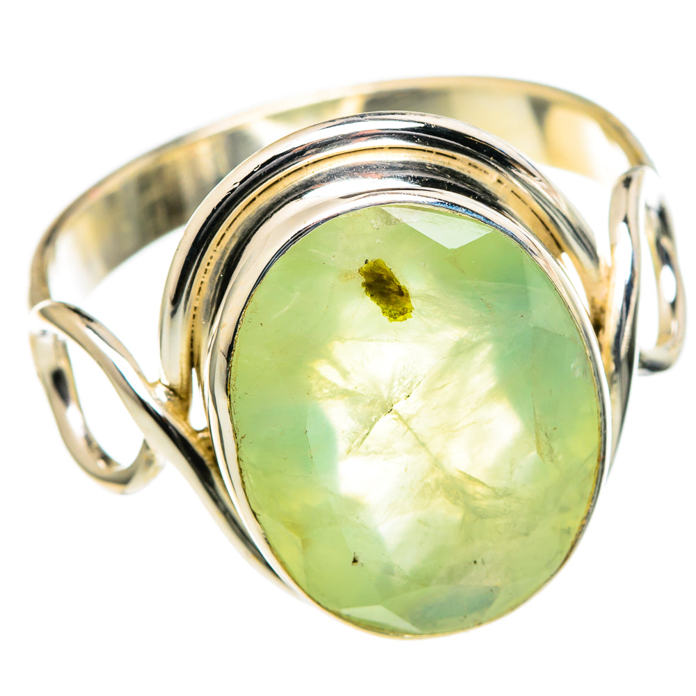 Prehnite Rings handcrafted by Ana Silver Co - RING98424