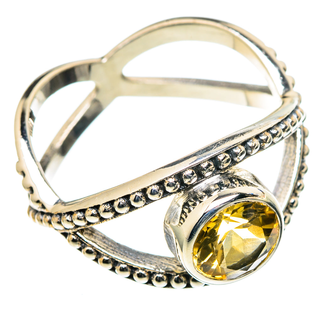 Citrine Rings handcrafted by Ana Silver Co - RING98427