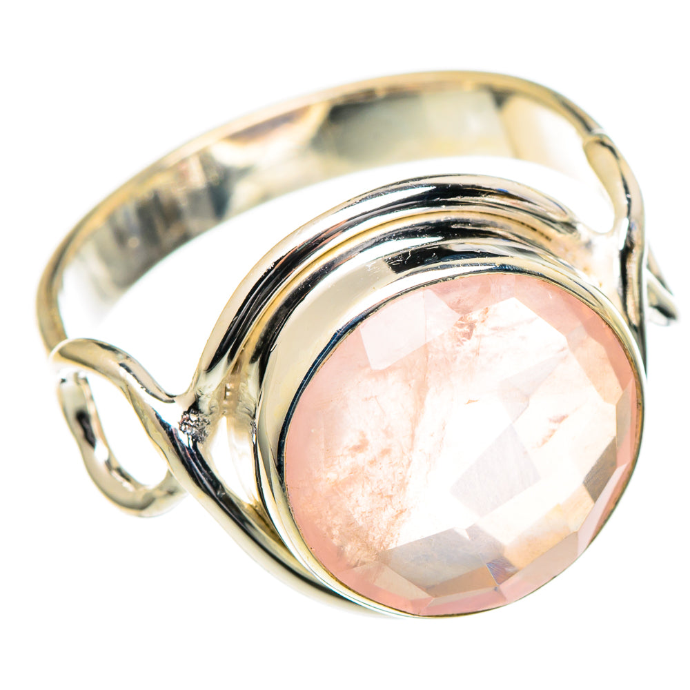 Rose Quartz Rings handcrafted by Ana Silver Co - RING98431
