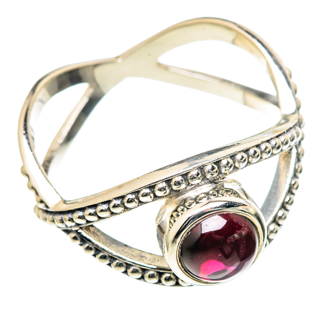Garnet Rings handcrafted by Ana Silver Co - RING98433