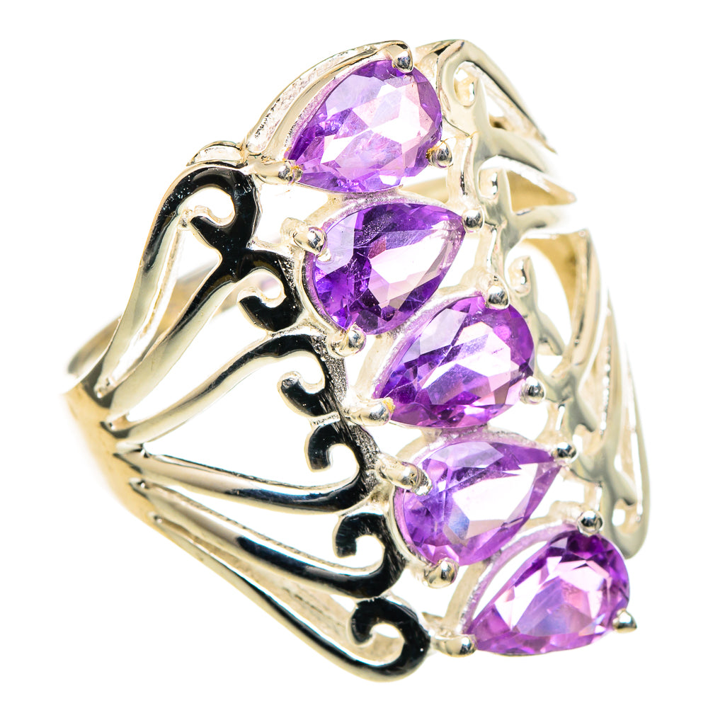Color Change Alexandrite (lab.) Rings handcrafted by Ana Silver Co - RING98438