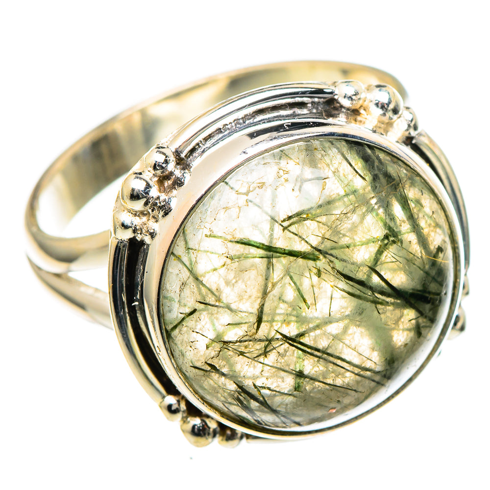 Tourmalinated Quartz Rings handcrafted by Ana Silver Co - RING98444