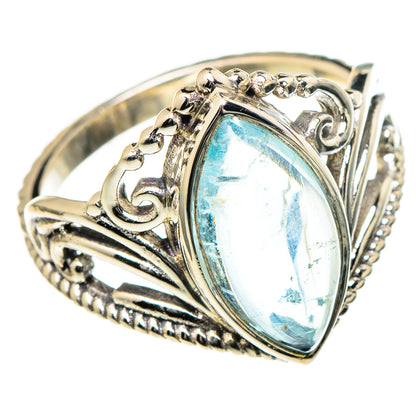 Aquamarine Rings handcrafted by Ana Silver Co - RING98455