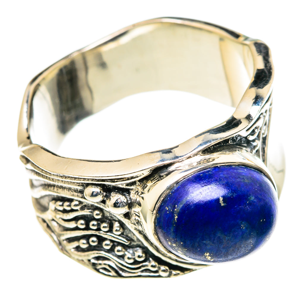 Lapis Lazuli Rings handcrafted by Ana Silver Co - RING98456 - Photo 2