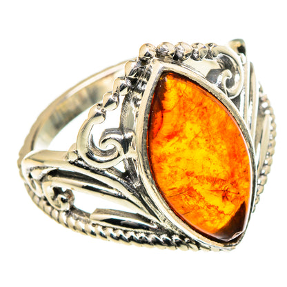 Baltic Amber Rings handcrafted by Ana Silver Co - RING98461