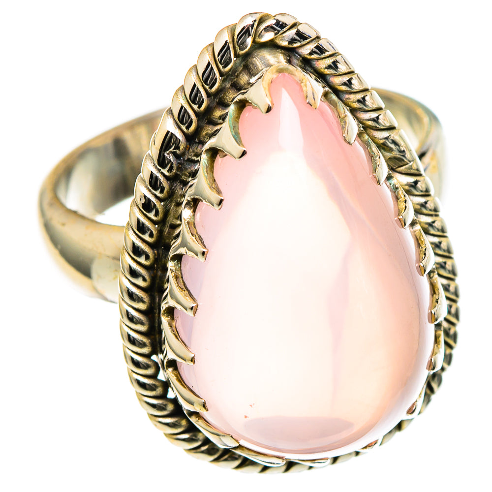 Rose Quartz Rings handcrafted by Ana Silver Co - RING98462