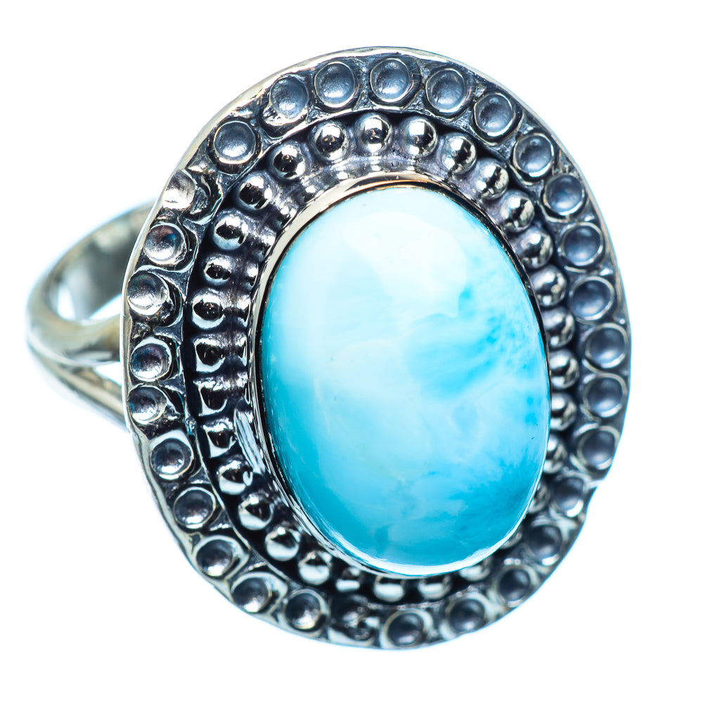 Larimar Rings handcrafted by Ana Silver Co - RING984630