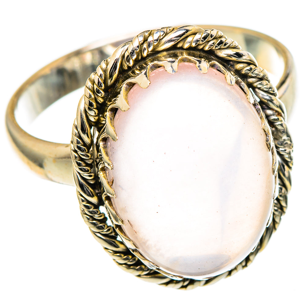 Rose Quartz Rings handcrafted by Ana Silver Co - RING98463