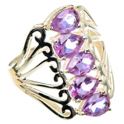 Color Change Alexandrite (lab.) Rings handcrafted by Ana Silver Co - RING98467