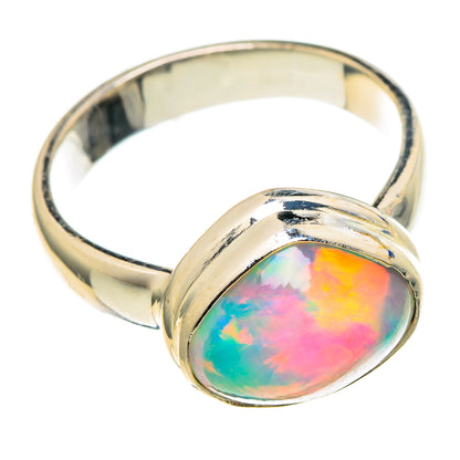 Ethiopian Opal Rings handcrafted by Ana Silver Co - RING98481
