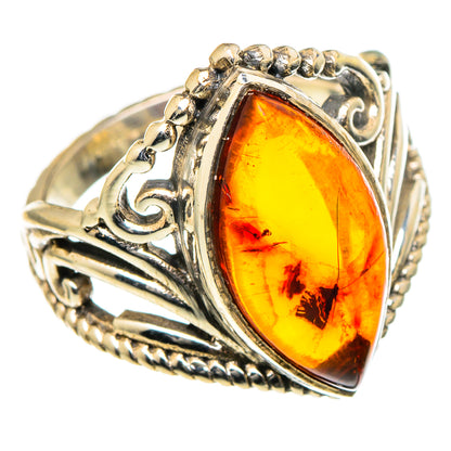 Baltic Amber Rings handcrafted by Ana Silver Co - RING98493