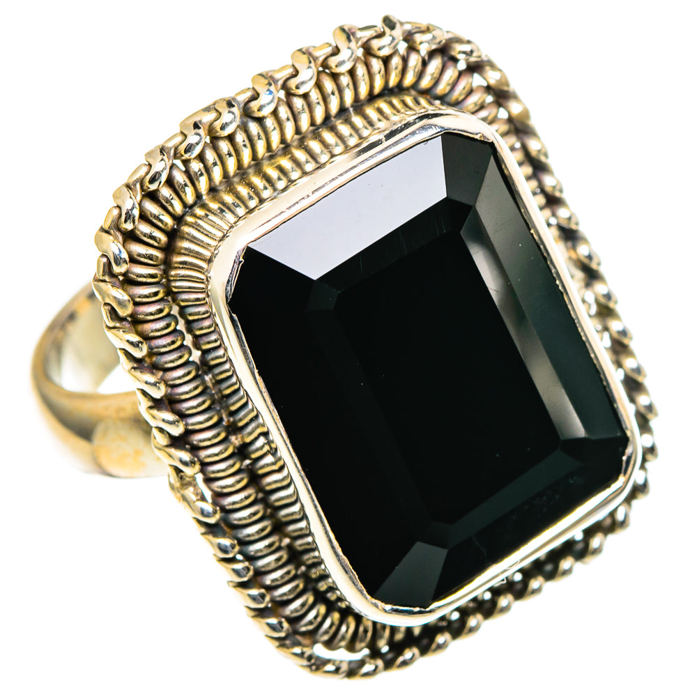 Black Onyx Rings handcrafted by Ana Silver Co - RING98511