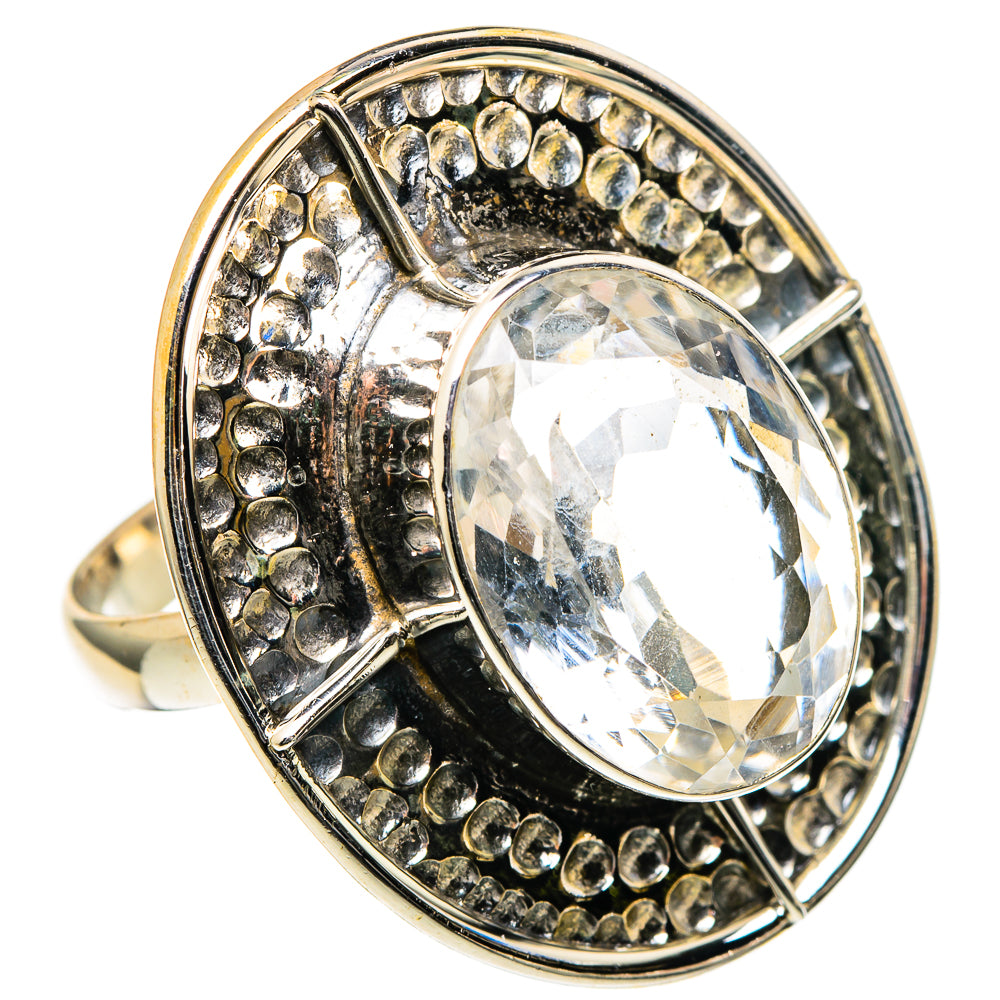 White Quartz Rings handcrafted by Ana Silver Co - RING98512