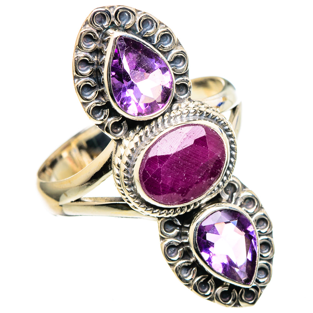 Ruby Rings handcrafted by Ana Silver Co - RING98516