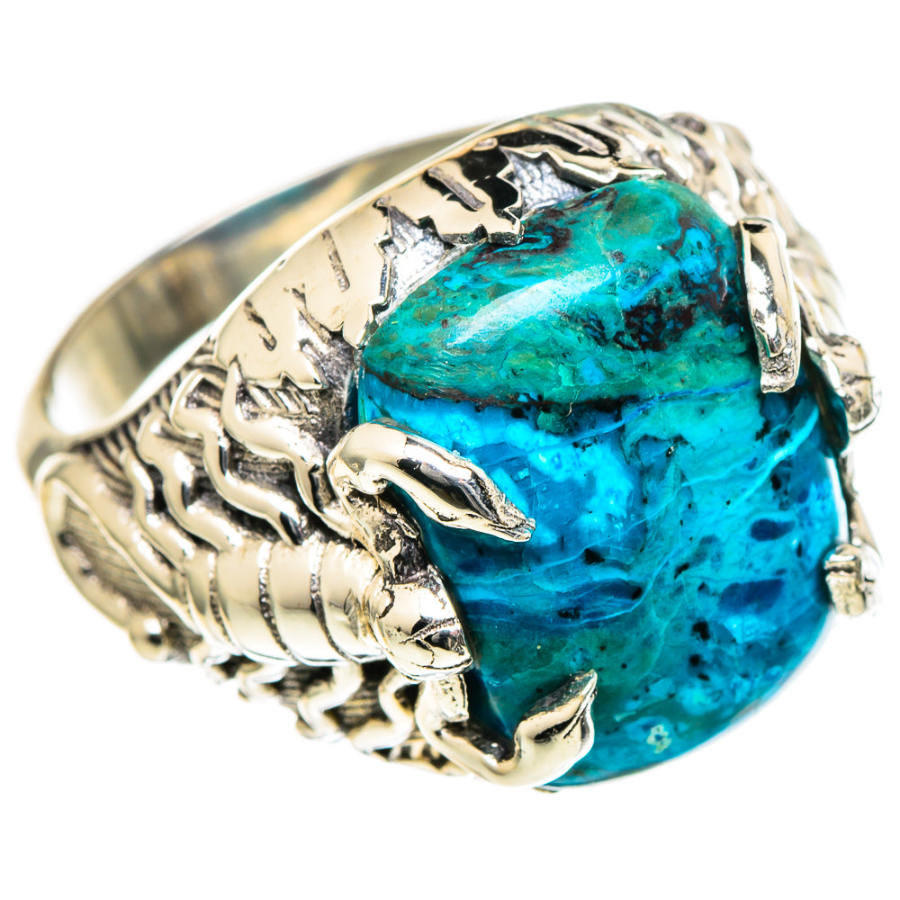 Chrysocolla Rings handcrafted by Ana Silver Co - RING98523