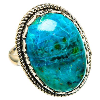 Chrysocolla Rings handcrafted by Ana Silver Co - RING98526