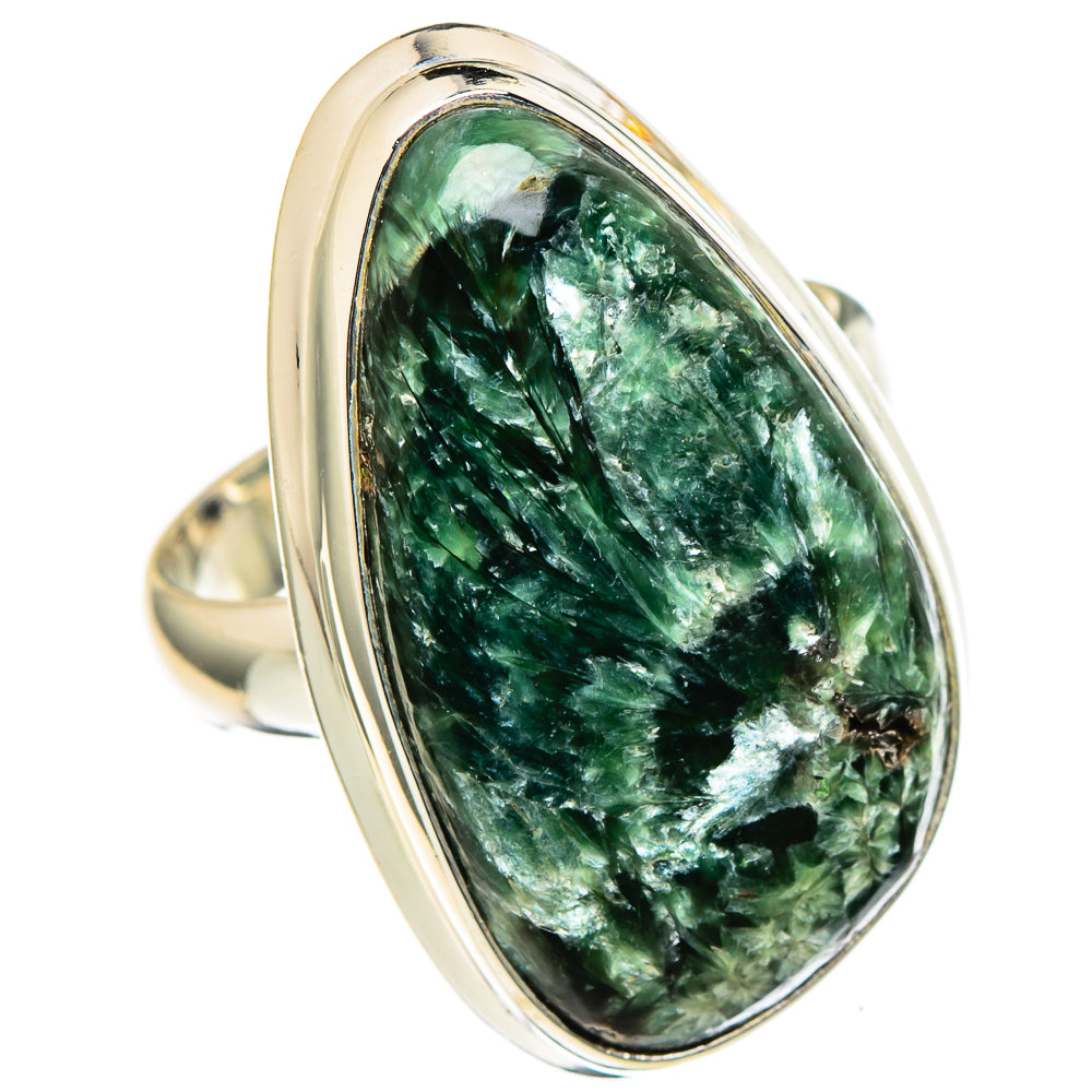 Seraphinite Rings handcrafted by Ana Silver Co - RING98528