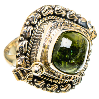 Green Tourmaline Rings handcrafted by Ana Silver Co - RING98534