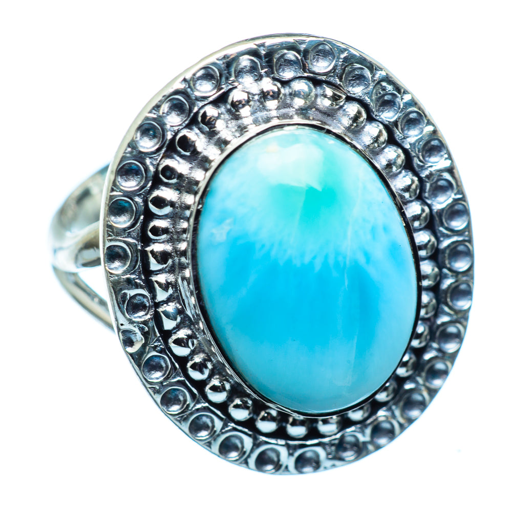 Larimar Rings handcrafted by Ana Silver Co - RING985425