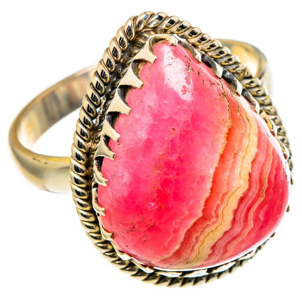 Rhodochrosite Rings handcrafted by Ana Silver Co - RING98543 - Photo 2