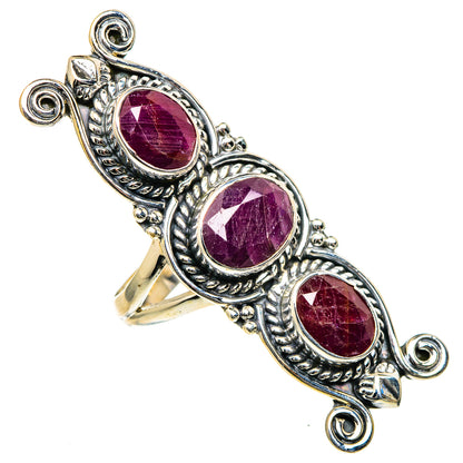 Ruby Rings handcrafted by Ana Silver Co - RING98545 - Photo 2