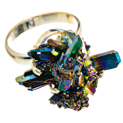 Titanium Sunshine Druzy Rings handcrafted by Ana Silver Co - RING98555