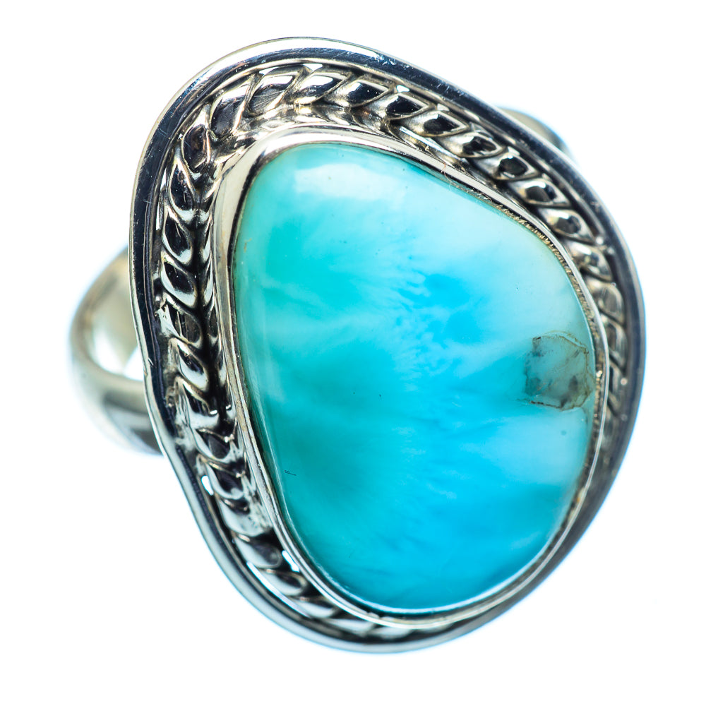 Larimar Rings handcrafted by Ana Silver Co - RING985564