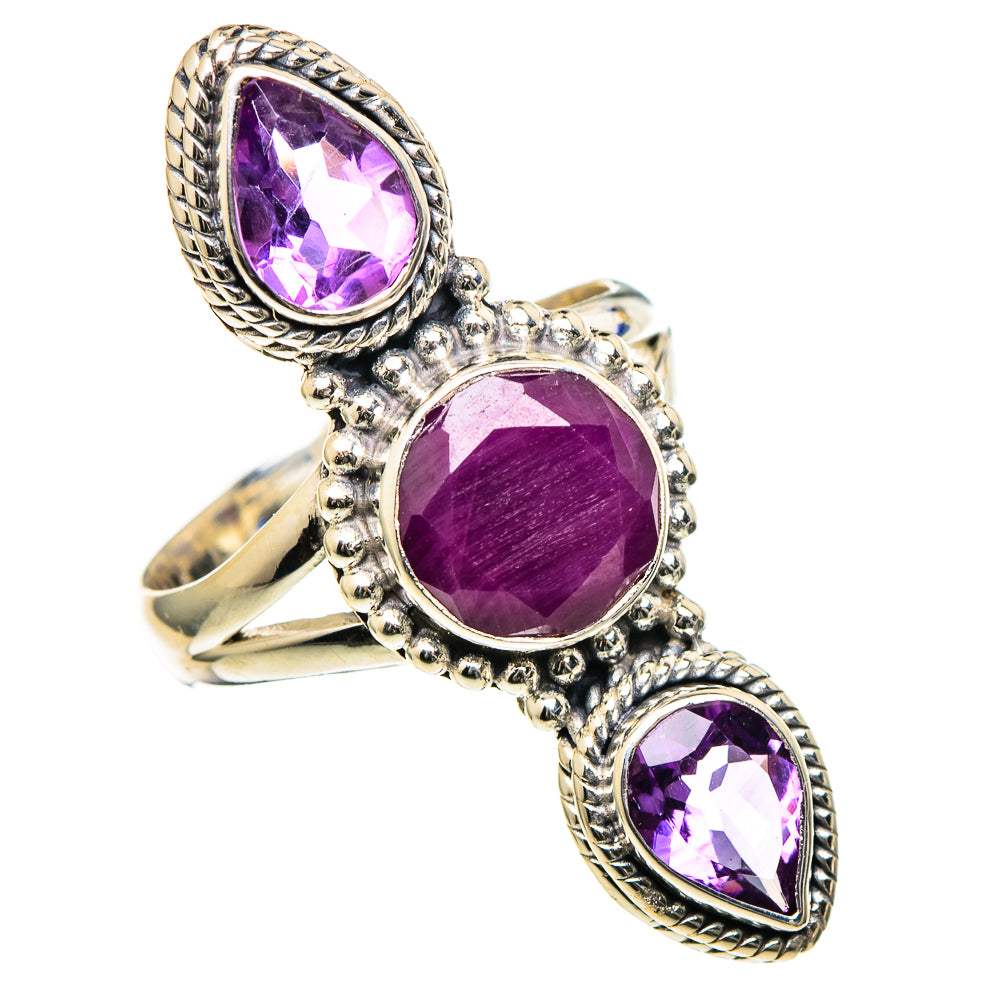 Ruby Rings handcrafted by Ana Silver Co - RING98558