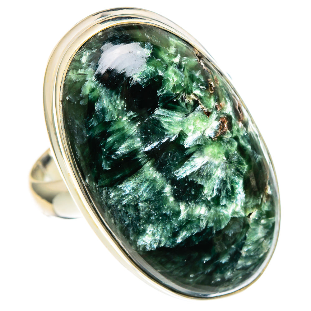 Seraphinite Rings handcrafted by Ana Silver Co - RING98574 - Photo 2