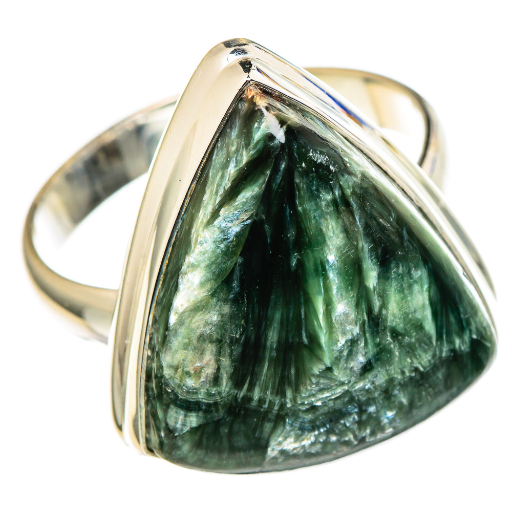 Seraphinite Rings handcrafted by Ana Silver Co - RING98575