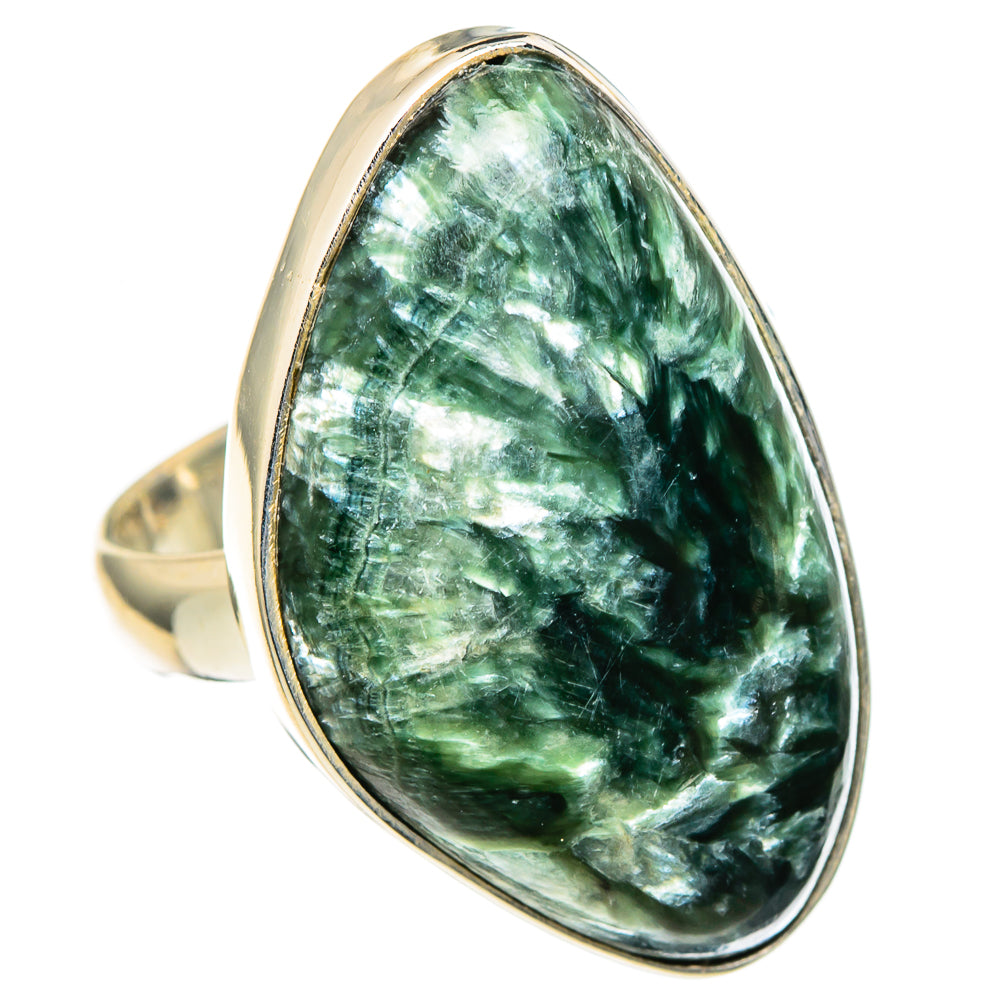 Seraphinite Rings handcrafted by Ana Silver Co - RING98577