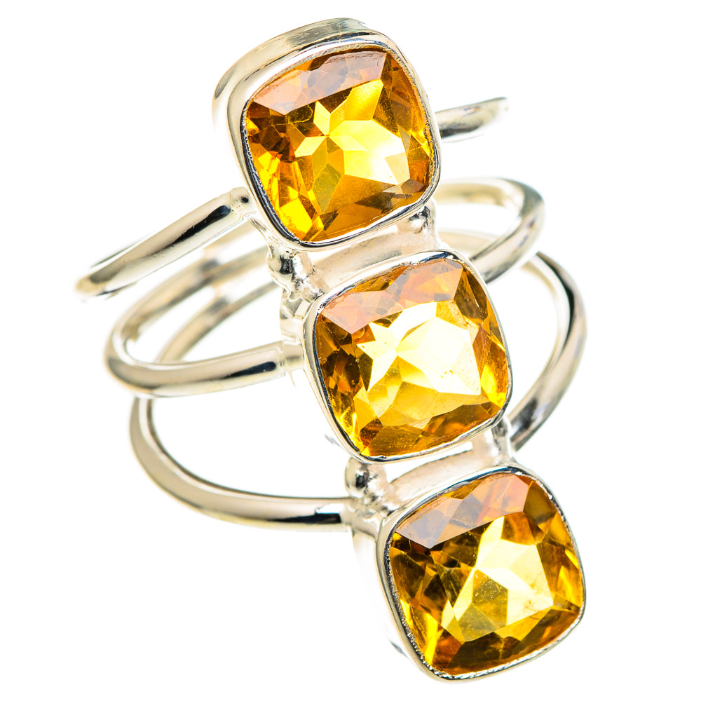 Citrine Rings handcrafted by Ana Silver Co - RING98587