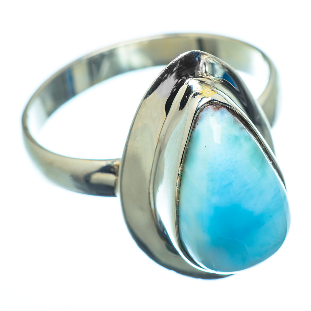 Larimar Rings handcrafted by Ana Silver Co - RING9858