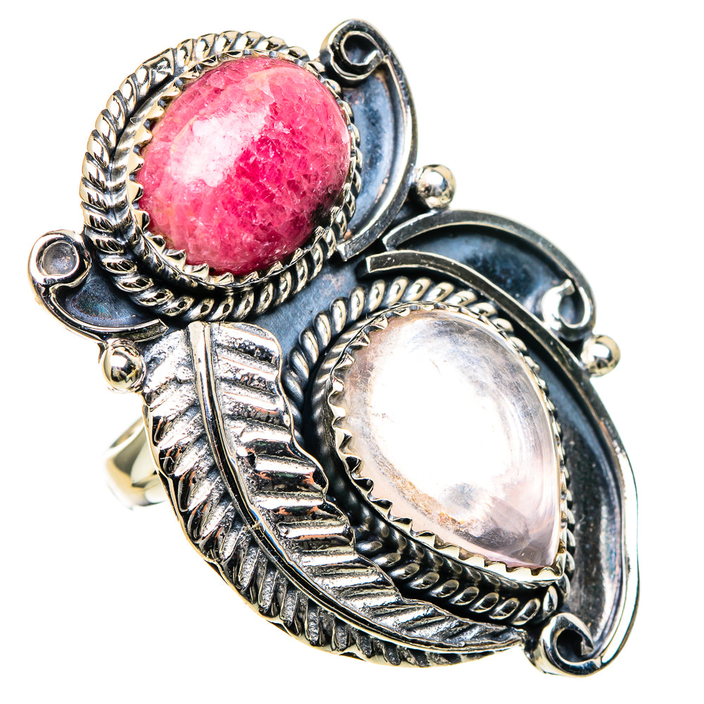 Rose Quartz Rings handcrafted by Ana Silver Co - RING98593
