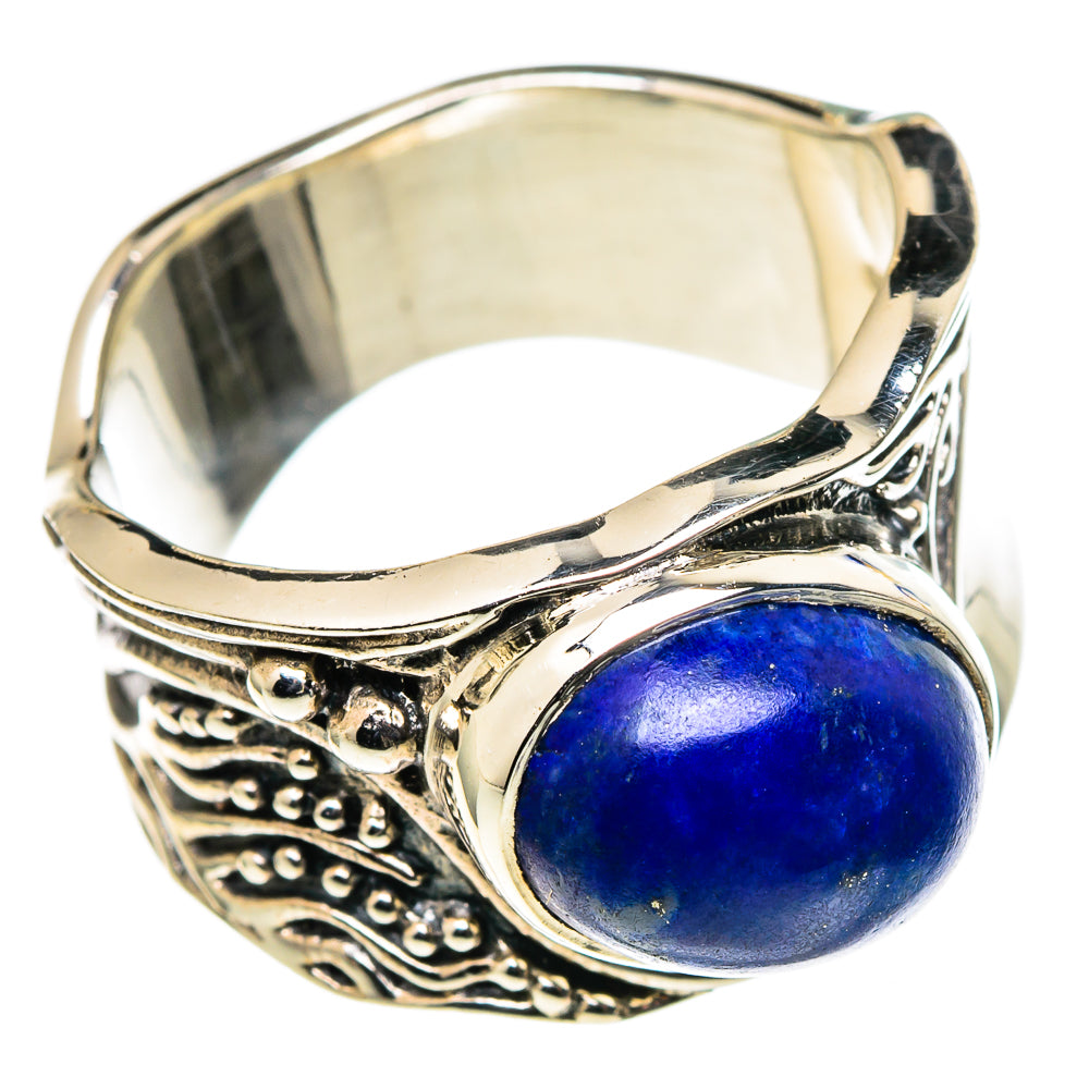 Lapis Lazuli Rings handcrafted by Ana Silver Co - RING98605 - Photo 2