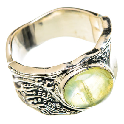 Prehnite Rings handcrafted by Ana Silver Co - RING98611