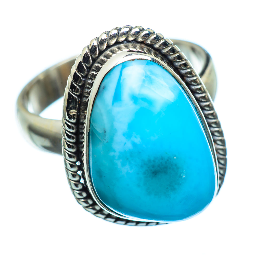 Larimar Rings handcrafted by Ana Silver Co - RING986163