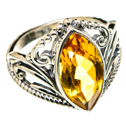 Citrine Rings handcrafted by Ana Silver Co - RING98617