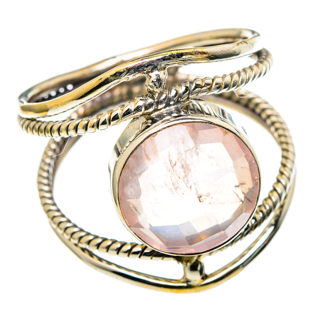 Rose Quartz Rings handcrafted by Ana Silver Co - RING98619