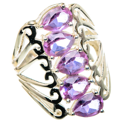 Color Change Alexandrite (lab.) Rings handcrafted by Ana Silver Co - RING98623