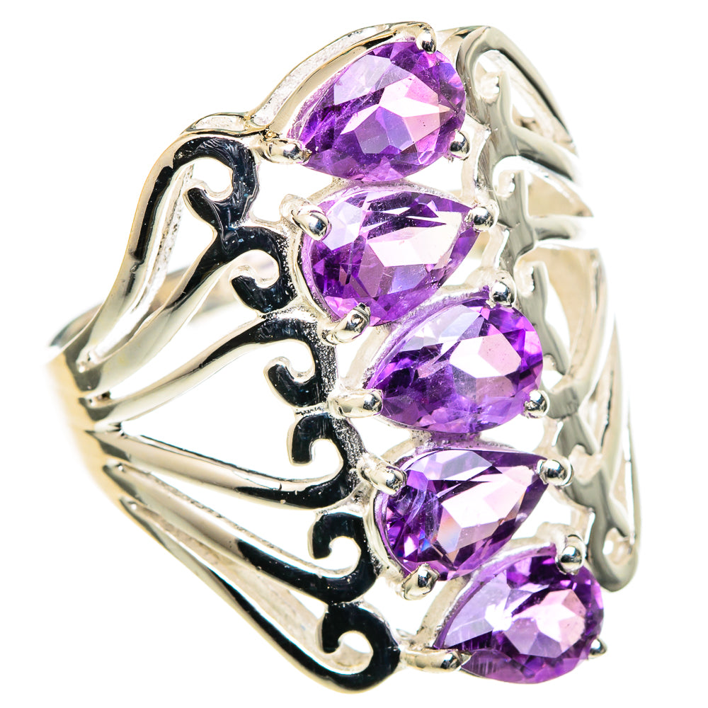 Color Change Alexandrite (lab.) Rings handcrafted by Ana Silver Co - RING98630