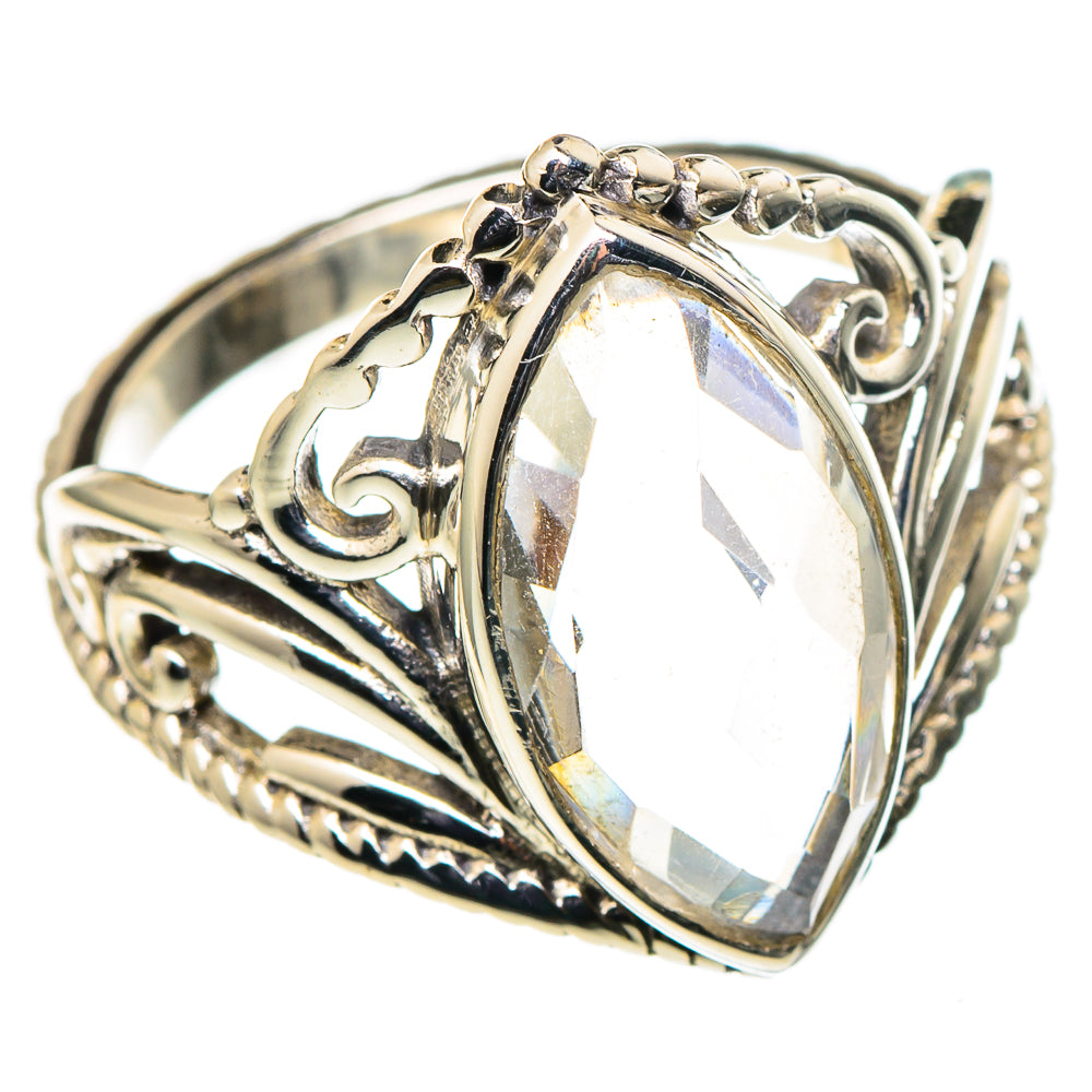 White Quartz Rings handcrafted by Ana Silver Co - RING98634