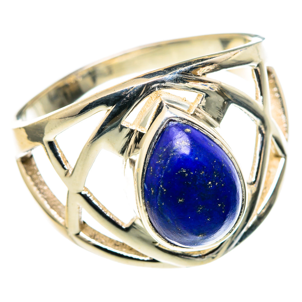 Lapis Lazuli Rings handcrafted by Ana Silver Co - RING98652 - Photo 2