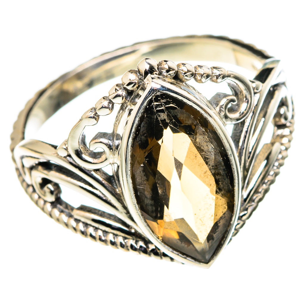 Smoky Quartz Rings handcrafted by Ana Silver Co - RING98656