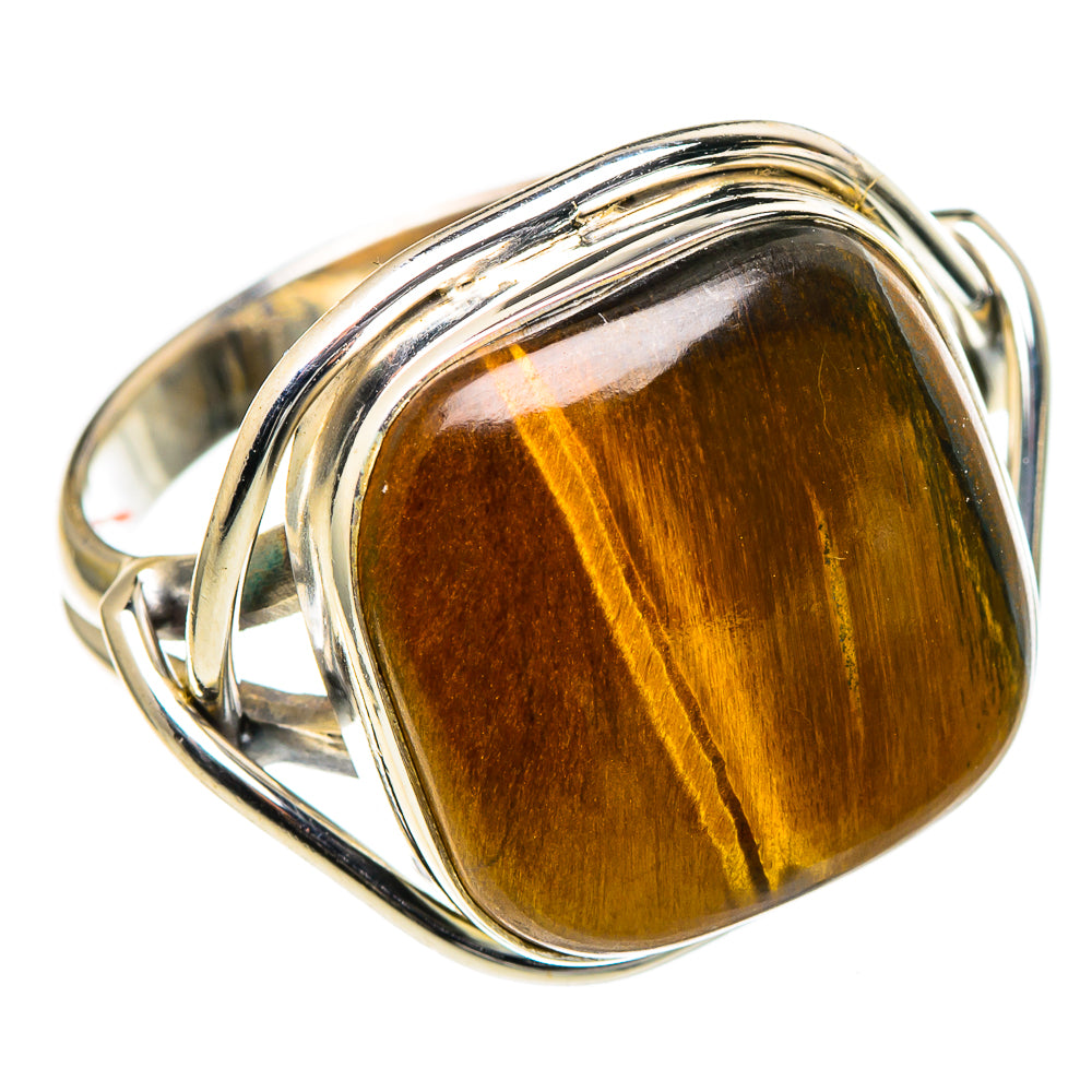 Tiger Eye Rings handcrafted by Ana Silver Co - RING98657