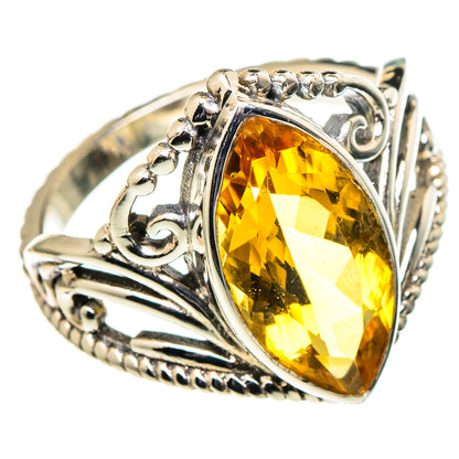 Citrine Rings handcrafted by Ana Silver Co - RING98658